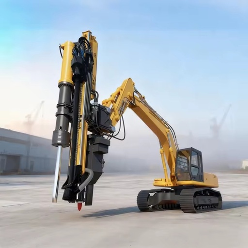 Stone Machinery Integrated Hydraulic Rock Drill and Splitter Stone Drilling Splitting Machine on Excavator
