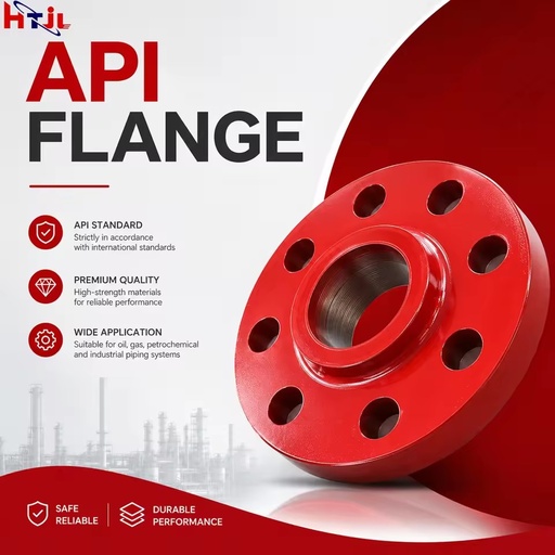 High Quality HTJL Brand Chinese Factory API 6B/6BX ISO Certified High Customize Flange Petroleum Processing Equipment