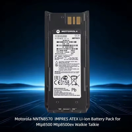 Motorola NNTN8570 Li-ion Replacement Battery Pack Rechargeable Explosion Proof Battery for MTP8550EX MTP8500EX Walkie Talkie