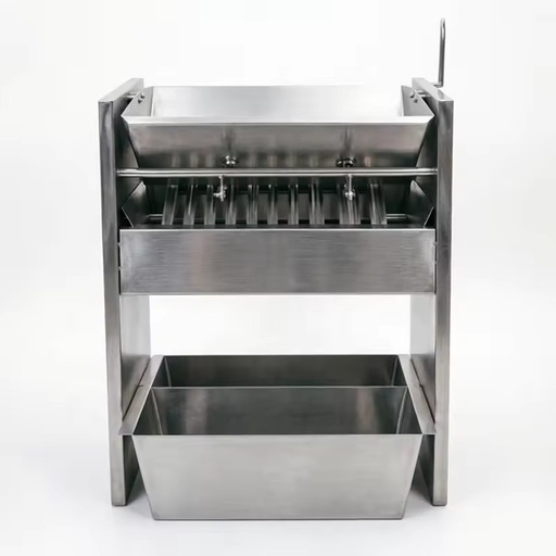 Large Capacity Sample Splitter for Soil & Aggregate Reduction | ASTM C702 & EN 9221 Compliant | Adjustable Chute Widths