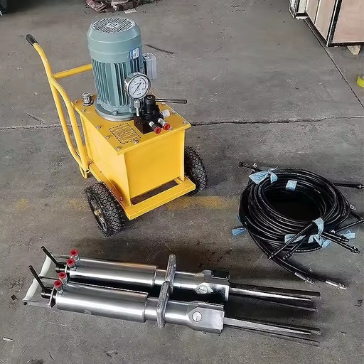 Gasoline Hydraulic Rock Splitter Wedges Quarry Stone Splitting Manual Stone Cutting Machine