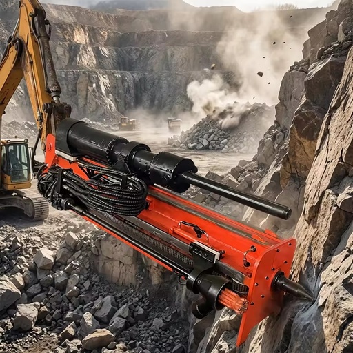 Hydraulic Rock Drill Splitter Integrated Machine 12000T for Granite Quarry Mining