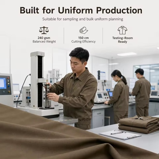 Testing-Room Workwear Textile, 3/1 Left Twill Anti-Static Fabric for Industrial Garment and Bulk Uniform Manufacturing