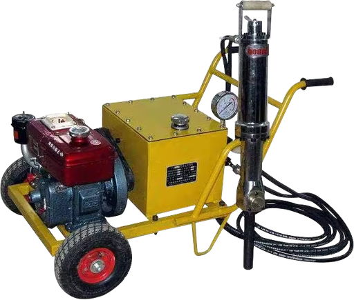 Portable Hydraulic Rock Drill Splitter Rock Breaking Static Blasting Concrete Pavement Splitting Gun