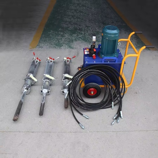 Hydraulic Rock Splitter with AC Motor and Single-cylinder Engine for Mining Rock Splitting Machine