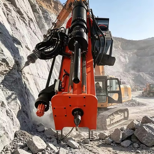 Hydraulic Rock Drill and Splitter Machine Excavator Splitter Rock Quarrying Machine for Excavation Projects