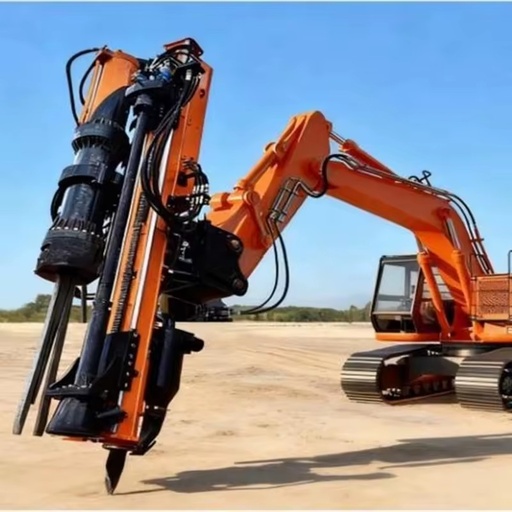 20T Excavator Hydraulic Rock Splitter Drilling Machine All in One Machine