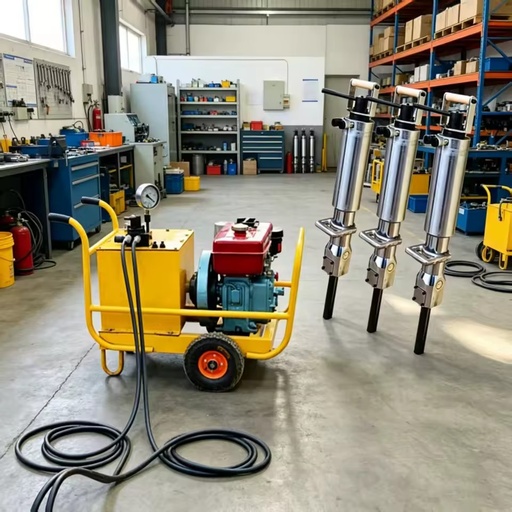 Diesel Stone Splitting Machine Hydraulic Rock Splitter Wedge for Selling
