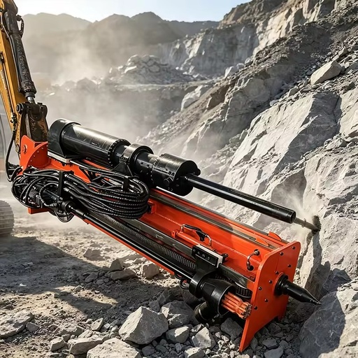 Rock Cracking Splitter Integrating Drilling and Splitting All in One Machine Efficient Dual Function System for Rock Engineering
