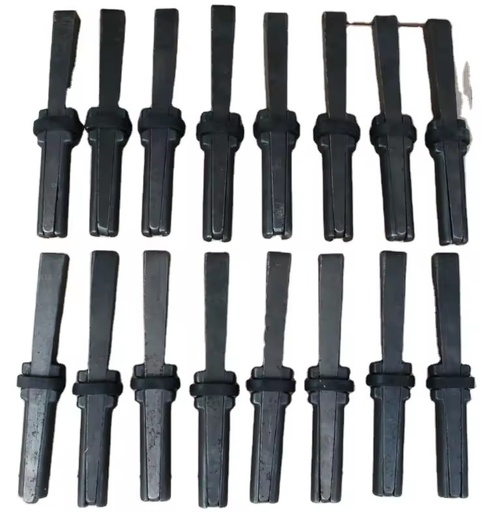 32mm 34mm 36mm 38mm Stone Rock Wedge and Shims Splitting for Mining /Stone Splitting Tools Splitting Wedges and Feathers