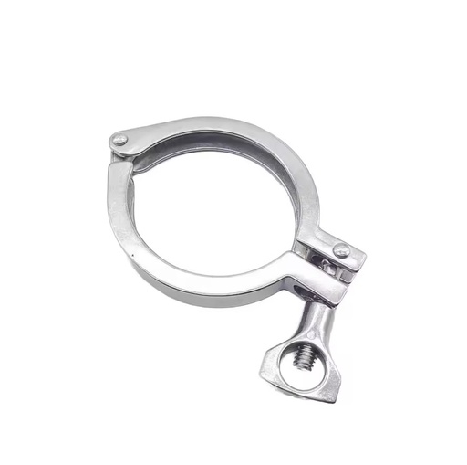 316 304 2205 CF8 CF8M Cast DIN32676 Double Pin Heavy Duty Tri-Clamp Sanitary Clamp Vacuum Clamp with Wing Nut Kf Hinge Clamp