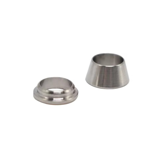 VALLOK 316SS 304SS Stainless Steel Double Ferrule Sets Polished Compression Fitting Low Pressure Forged 1 Year Warranty