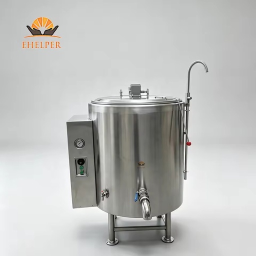 Stainless Steel 304 Jacketed Kettle Porridge/Bone Borth Commercial Cooking Pot Industrial Food Processing Cooking Equipment