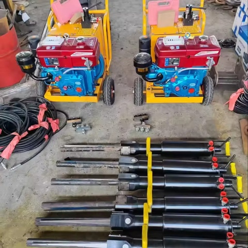 High-pressure Hydraulic Rock Drill and Splitter for Mining Operation-Suitable for Basalt Limestone&Concrete Breaking