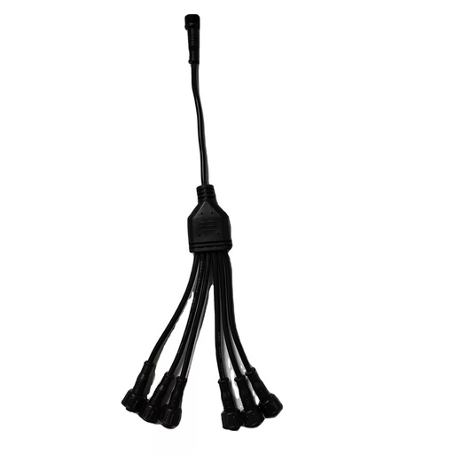 5Pins Splitters for Rock Lights Wheel Lights ATV LED Lights 1-2/1-4/1-6/1-8 Splitter Wires