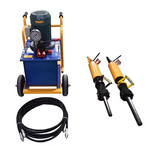 Hydraulic High Power Rock Splitter for Quarry Mining Construction with 5+ Year Warranty 45kg Weight
