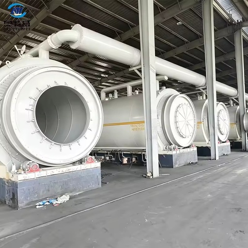 Biodegradable Shredded Tires Domestic Garbage Petroleum Sludge Into Fuel Oil Intermittent Pyrolysis Machine Waste Plastic
