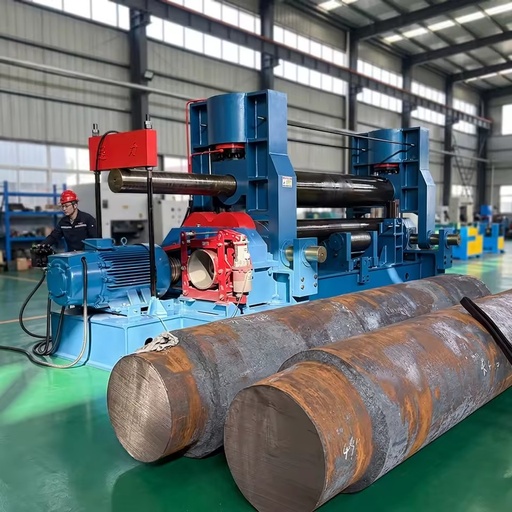 Mechanical Hydraulic 3-Roller Sheet Plate Rolling Machine for Stainless Steel Carbon Steel Processing Customized