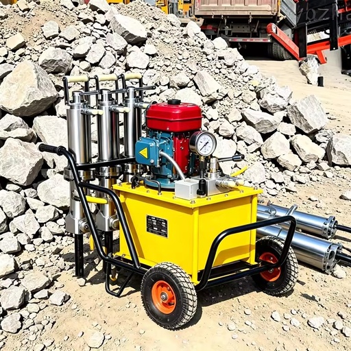 All Weather Hydraulic Rock Splitter 250mm Wedge 800t Water Conservancy Works Hydraulic Rock Splitter Gear