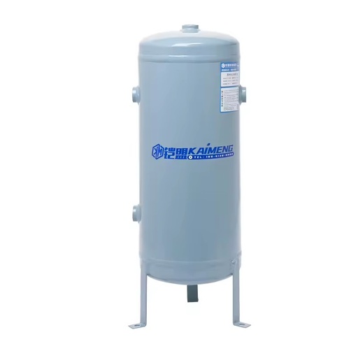 High-pressure Resistant 10L Vertical Carbon Steel Air Tank Powder Coated 1.3MPa Design Pressure Long Service Life for Chemical