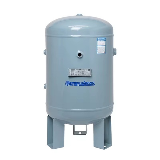 Safe Durable 80L Vertical Carbon Steel Powder Coated Air Storage Tank 1.3MPa Design Pressure Stable Air Supply