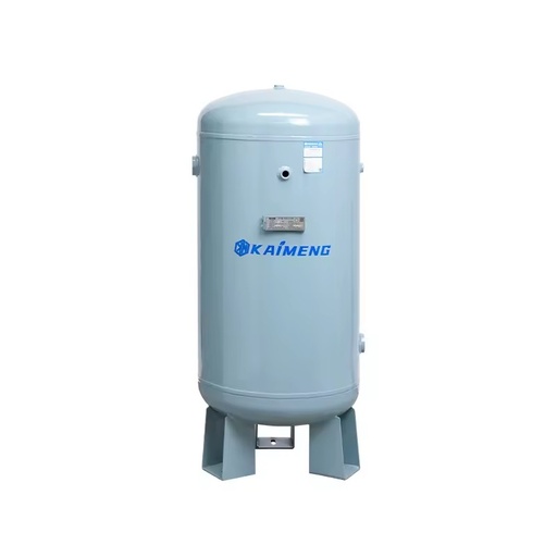 Sturdy 200L Vertical Carbon Steel Powder Coated 1.3MPa Design Pressure Compressed Air Tank Leak-proof Submerged Arc