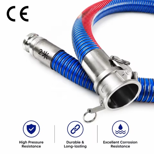 Steel Wire Composite Hose, High Tensile Strength Spiral Reinforced, ISO9001 Certified, Flexible and Resistant to Oil Cutting.