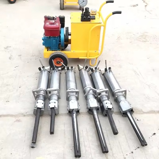 Diesel Engine Hydraulic Rock Splitter Portable Stone Cracking Machine for Quarry
