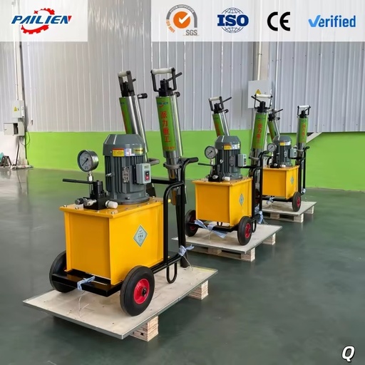 PLE-250 High Efficiency Hydraulic Rock Splitter 4KW Electric Stone Splitting Machine for Concrete Construction
