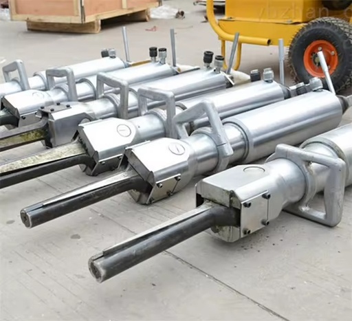 Hydraulic Rock Stone Quarry Splitter Wedges and Shims Splitting Tools with AC/DC Motor 640T Force 4.2KW Power