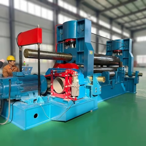 Sheet Metal Rolling Equipment Mechanical 3 Roll Plate Rolling Machine Low Cost Manual Adjust Sheet Metal Rounding Bender