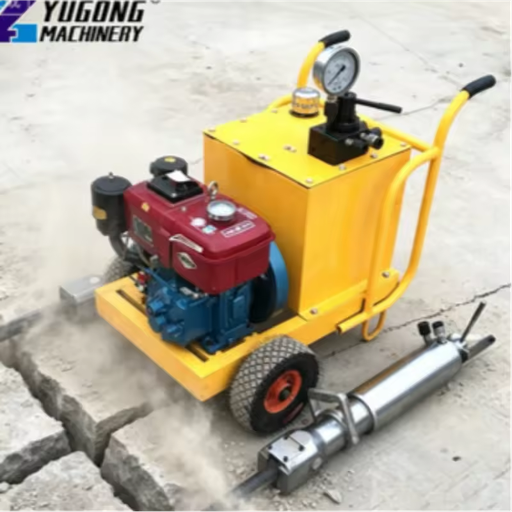 Split Cylinder Hydraulic Rock Splitter For Rock Separation In Mountain Projects