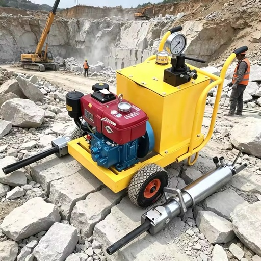Rock Concrete Mine Splitter - Hydraulic Rock Splitter Machine for Mining & Demolition
