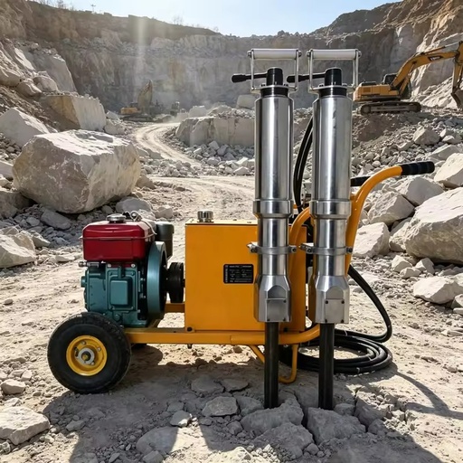 Easy Portable Hydraulic Rock Splitter - Hydraulic Stone Splitting Machine with High Efficiency