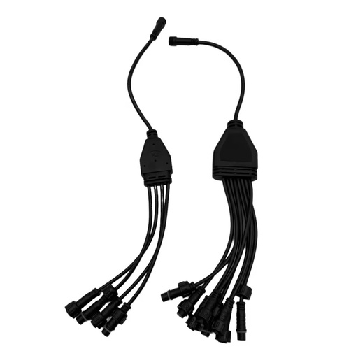 New Led Strip IP67 Waterproof 30cm 1-4 1-8 Splitter Stripped Extension Cords for LED Glow Light Single Color Corner Light