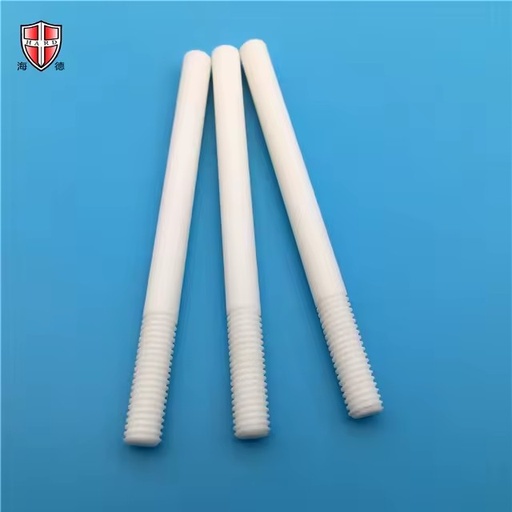 High Purity Alumina Ceramic Threaded Rod for Electrical and Industrial Applications