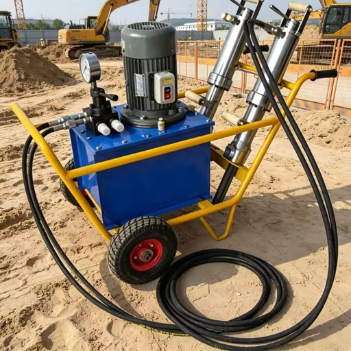 Heavy Duty Hydraulic Rock Splitter 1700T Splitting Force for Hard Rock Granite Quarry