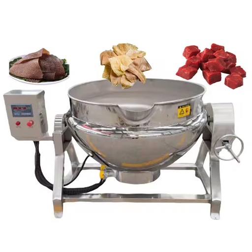 ISO CE Industrial-Grade Jacketed Kettles: Solving Mass Cooking Challenges for Sauce, Braised Food, and Canned Food Processing