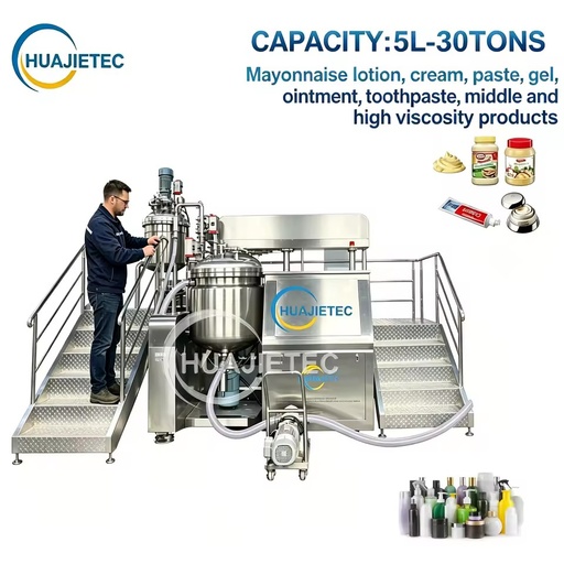 Foundation Homogenizer Mixer Cosmetic Cream Vacuum Mix Vacuum Mixer Homogenizer Vacuum Mixing Tank Homogenizer Mixer
