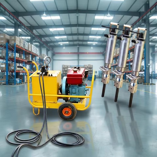 Diesel Engine Powered Hydraulic Stone Splitting Machine for Construction Use