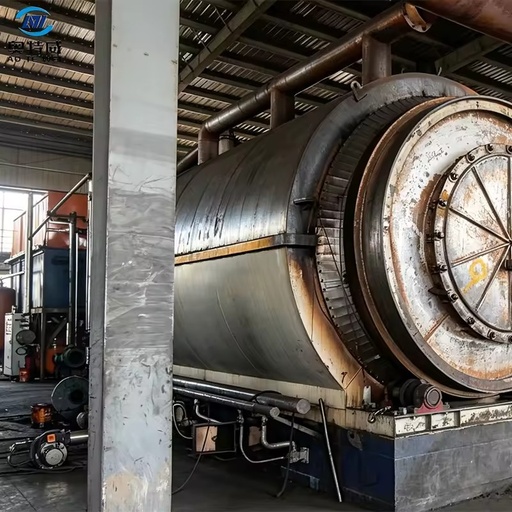 Accurate Discarded Tires Plastic Made Products Petroleum Mud Used Tires Into Fuel Oil Intermittent Pyrolysis Machine