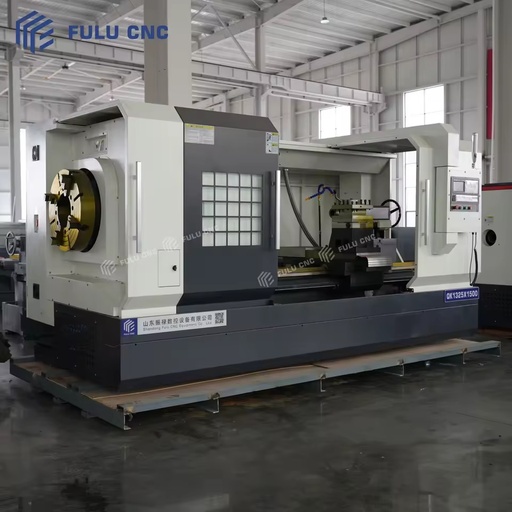 QK1325-1500 Horizontal CNC Pipe Threading Lathe GSK Heavy Duty Large Bore High Precision for Oil Pipe Petroleum Processing