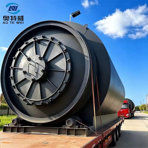 Direct Operated Scrap Tires Oily Sludge Petroleum Sludge Into Fuel Oil Intermittent Waste Tyre Pyrolysis Plant