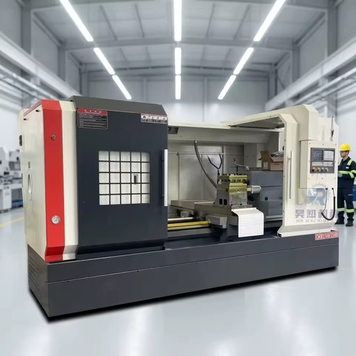 CK61100 Horizontal CNC Lathe with 2 Axis Travel 4-Station Tool Post High Productivity