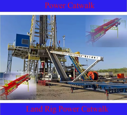 Oil Field Equipment Land Rig Power Catwalk Model MD7.5 is suitable for a rig floor height of 7.5 m