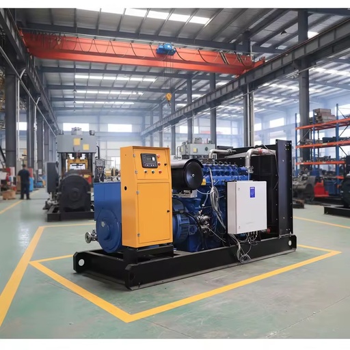 High Quality 400V 300V 50Hz Natural Gas Turbine Generator Set Biogas Open Frame Remote Start ATS Water Cooled Auto Start