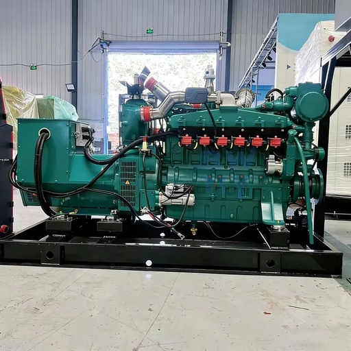 CE ISO Certified Customized 200kW/250Kva Open Type Gas Biogas Generator 3 Phase 4 Wire Electric Start Cogeneration