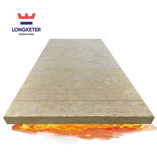 LKT Soundproof Acoustic Insulation Fire Resistant Energy Refractory Rock Wool Fiber Blanket Roll Mat Felt