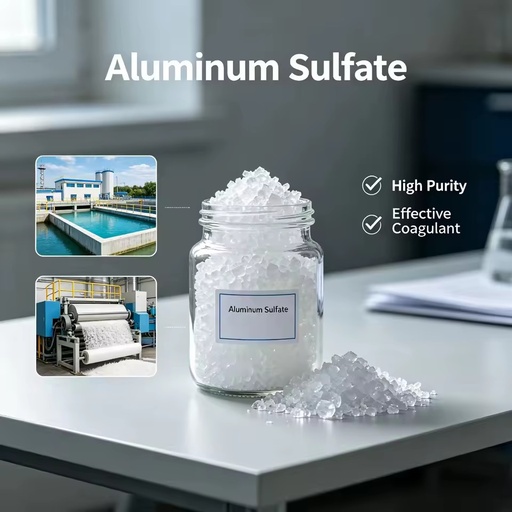 Water Clarifier 50 kg Granular Aluminium Sulphate Cosmetic Grade Alum Powder