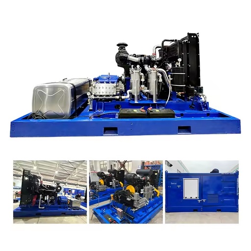 High Pressure Plunger Pump Model-253DD Water Jet Cleaning Machine Ship Hull Cleaning